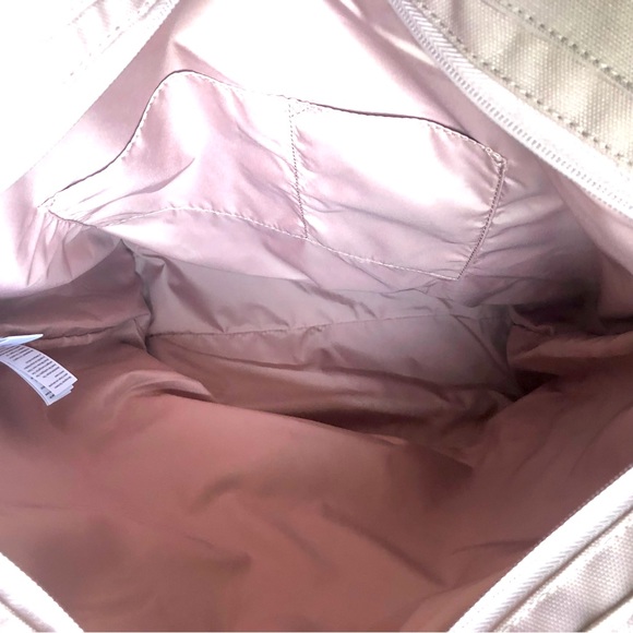 Herschel Supply Company Rose Colored Canvas Tote Shoulder Bag with Zipper - Picture 5 of 5